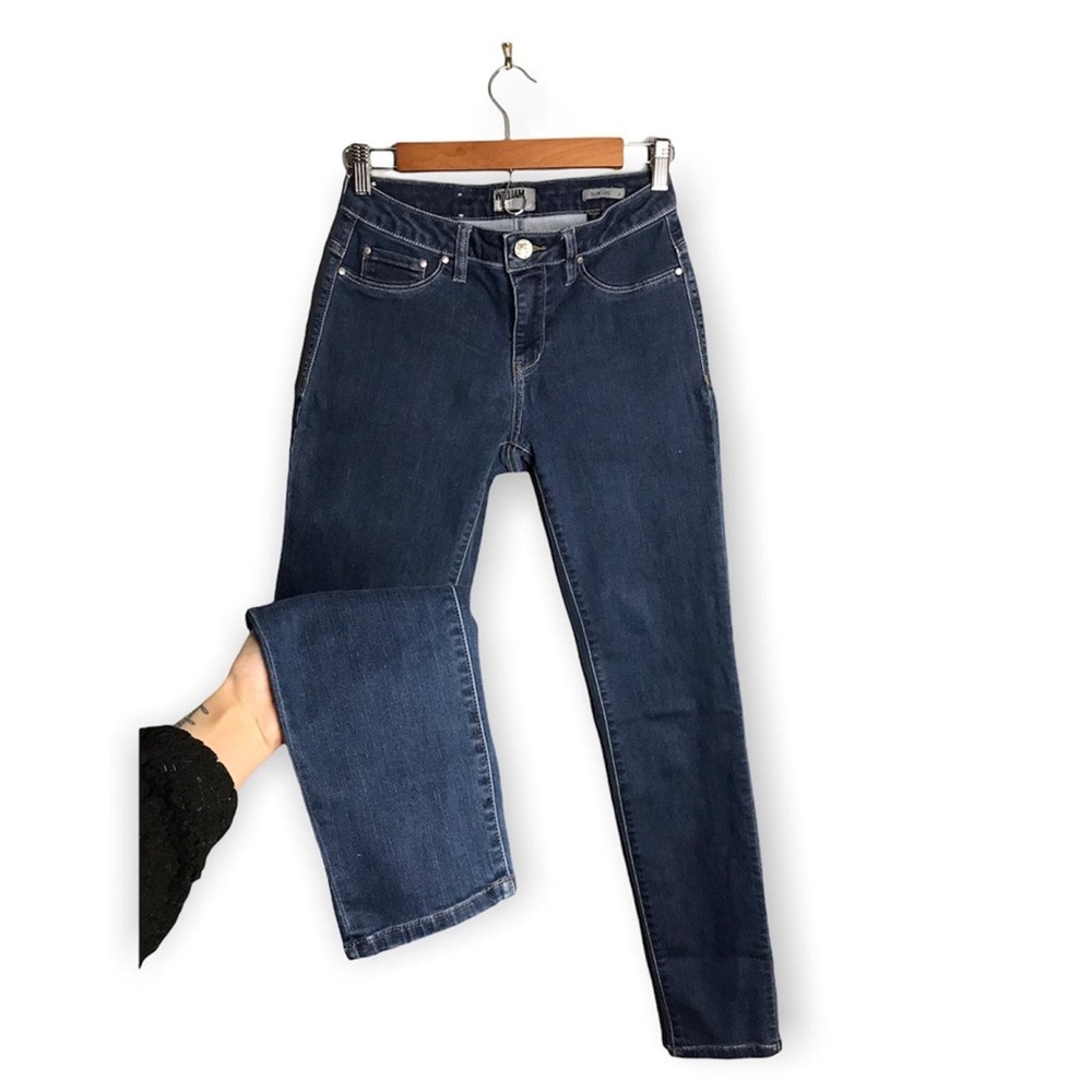 William Rast | Slim Leg Dark Wash Jeans Designer Jeans •